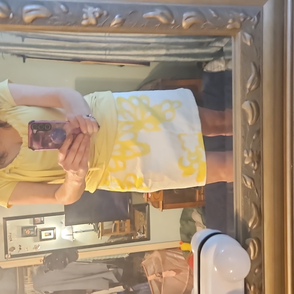 Skirt comes above thr knees